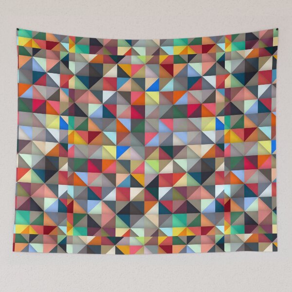 Item preview, Multi-coloured Geometric Design designed and sold by AtarangiDesigns.