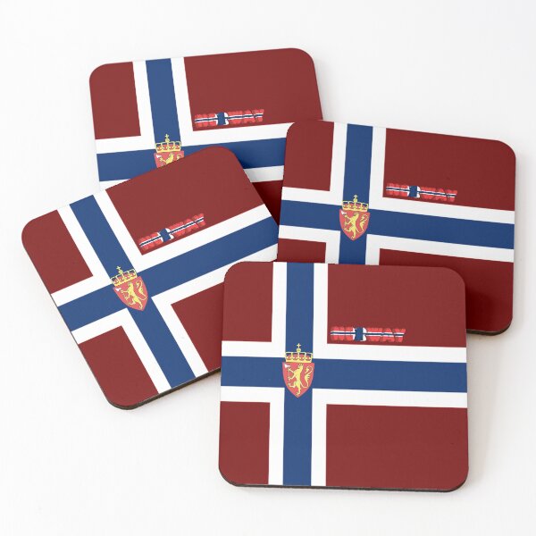 Item preview, Norwegian flag with coat of arms designed and sold by P-I-R.