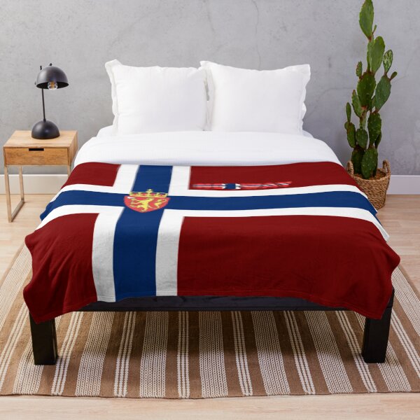 Item preview, Norwegian flag with coat of arms designed and sold by P-I-R.