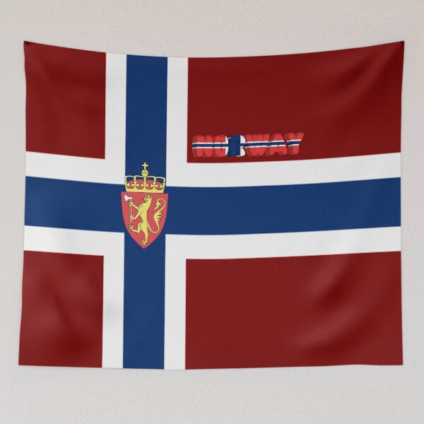 Item preview, Norwegian flag with coat of arms designed and sold by P-I-R.
