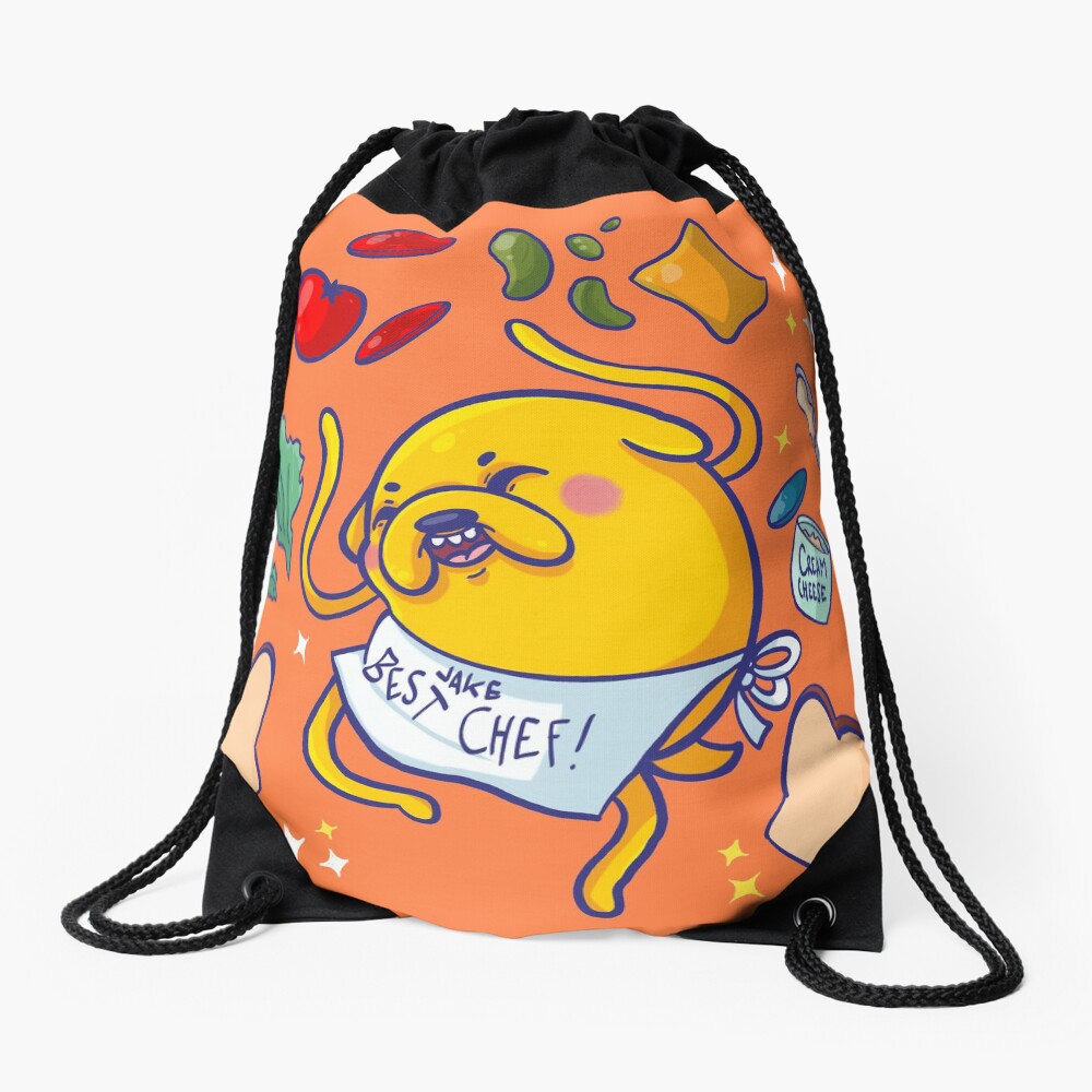 Make a sandwich with jake! Drawstring Bag