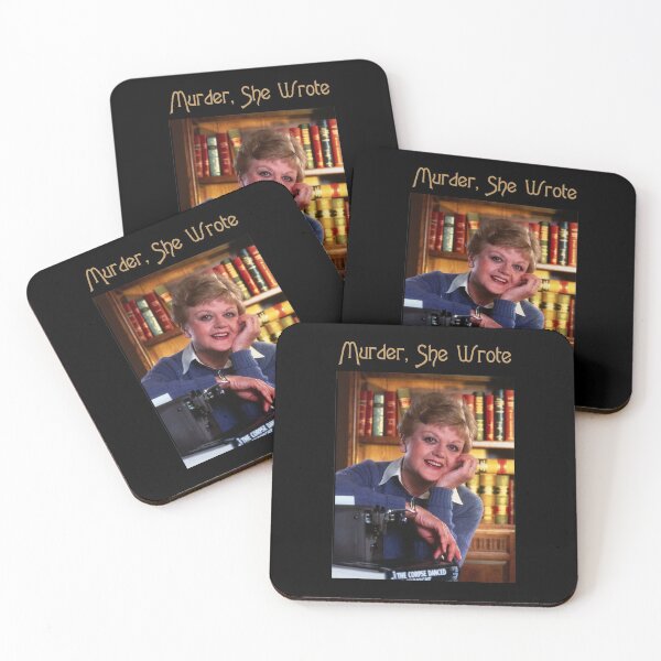 Vintage Murder She Wrote Love Jessica Fletcher's Gifts Coasters (Set of 4)