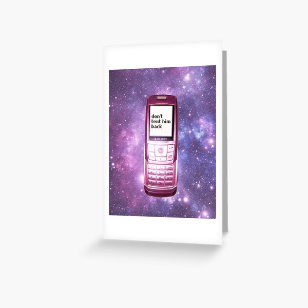 2000s flip phone aesthetic protect me from what I want design | Canvas Print