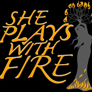 Artwork thumbnail, Fire Dancer by meleyart