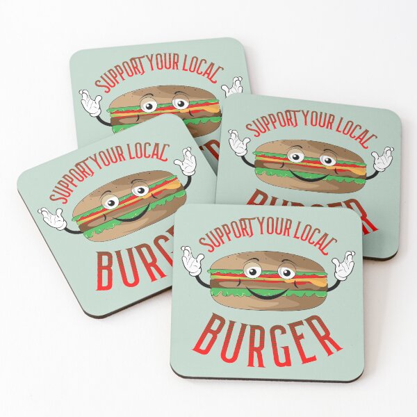 Item preview, support your local burger designed and sold by bluehair.
