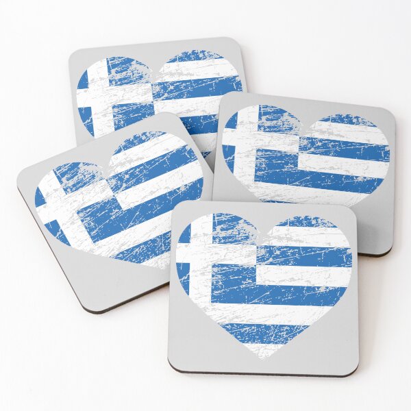 Item preview, I love Greece patriotic flag designed and sold by tshirtsmash.