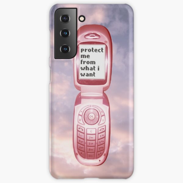 Pink Flip Phone 00s Aesthetics Samsung Galaxy Phone Case For Sale By Forkmuddies Redbubble