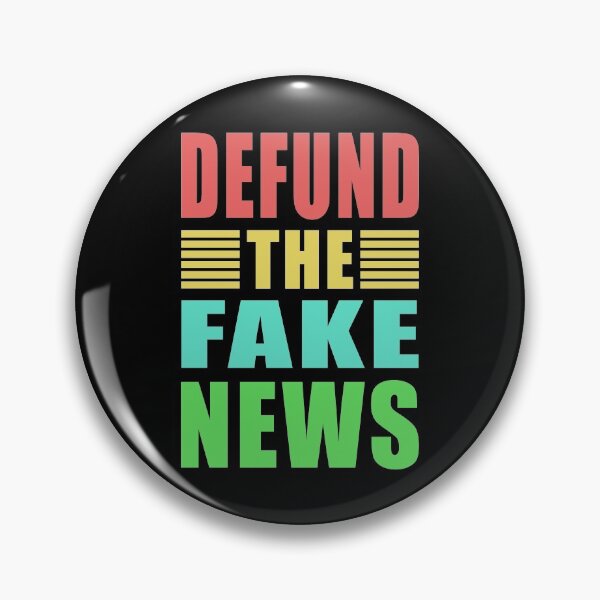 Item preview, Defund The Fake News Vintage Style designed and sold by vineeth.
