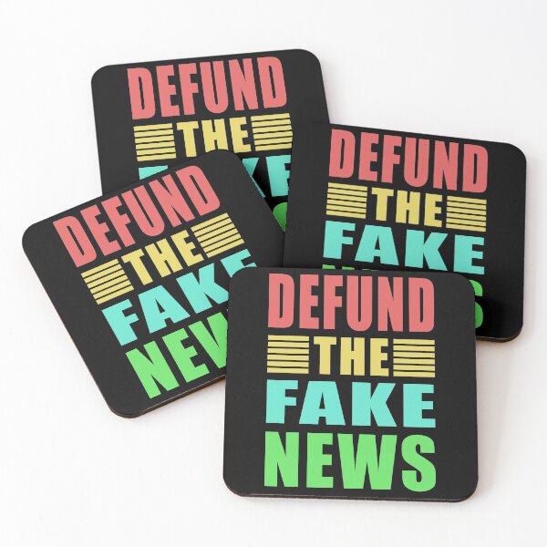 Item preview, Defund The Fake News Vintage Style designed and sold by vineeth.