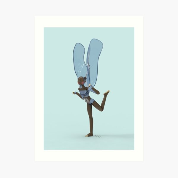 Ama flying Art Print