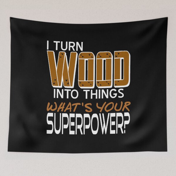 Item preview, Measure Cut Carve Swear Repeat Wood carving designed and sold by NeXore.