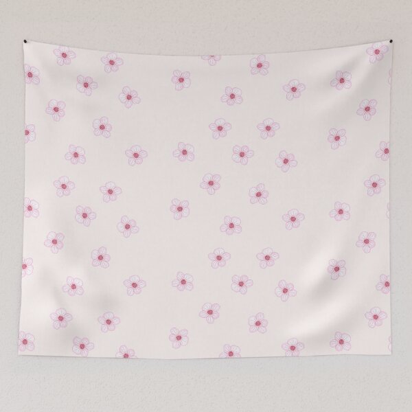 Item preview, Cherry Blossoms pink background  designed and sold by DotsAndDaisies.