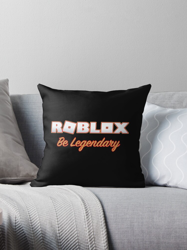 Roblox Adopt Me Be Legendary Throw Pillow By T Shirt Designs Redbubble - details about roblox 16 custom blanket