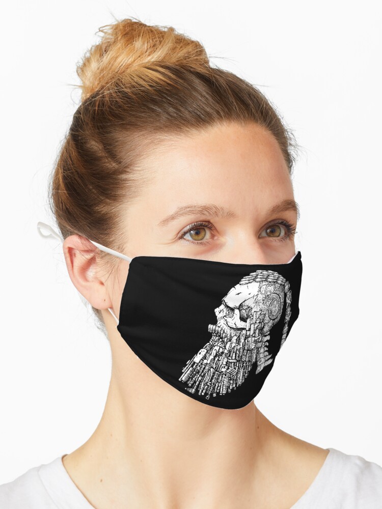 Bartiger Wikingerschadel Wikinger Tattoo Ragnar Viking Maske Von Bommer20 Redbubble