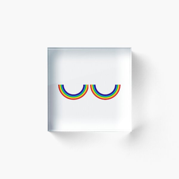 Aperçu de l'œuvre Seins arc-en-ciel créée et vendue par Fluentco.