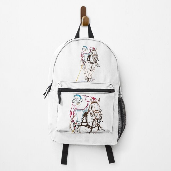 Item preview, Polo player outlines red designed and sold by Rhea Silvia Will.