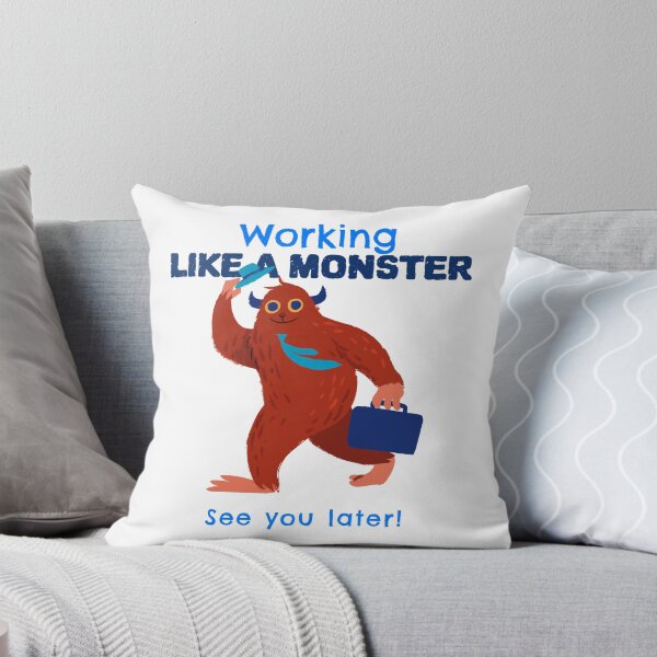 Item preview, Working like a Monster designed and sold by infleims.