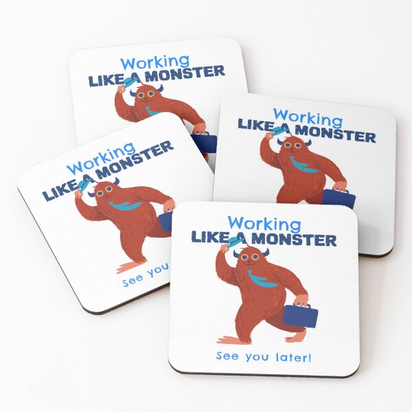 Item preview, Working like a Monster designed and sold by infleims.