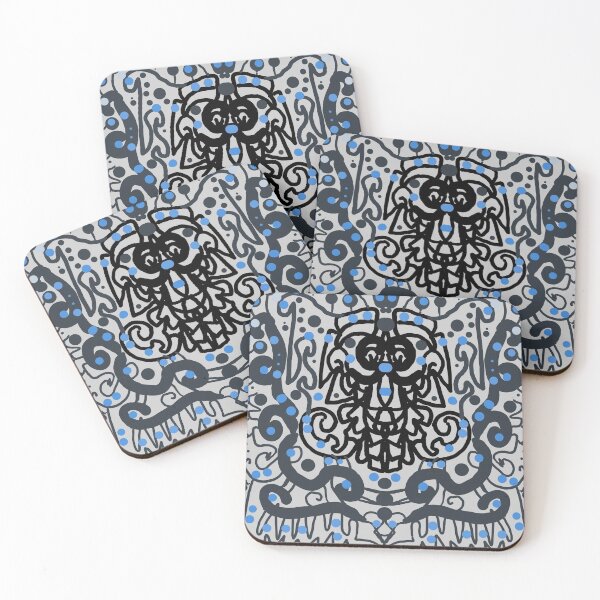 Item preview, Graphity lines with blue points designed and sold by jotcar.