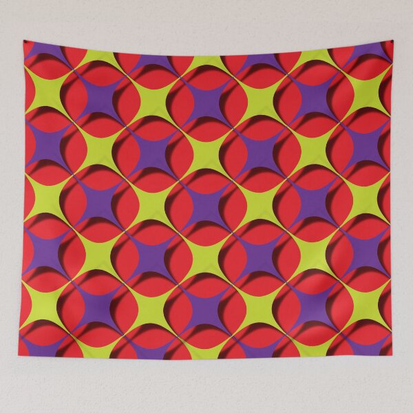 Item preview, Pattern with Shadows in Red, Purple and Yellow designed and sold by blueskiesforme.