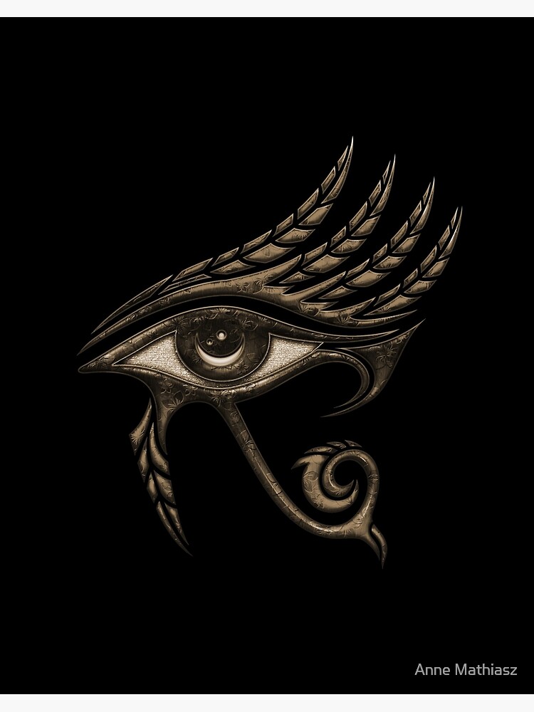 Eye of Horus, Feathers, Falcon, Protection Symbol, Lucky Charm