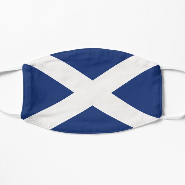 Scotland Flag Face Mask Scottish Flat Mask