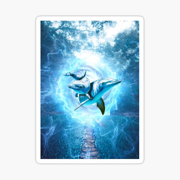 Dolphins together Collection Sticker