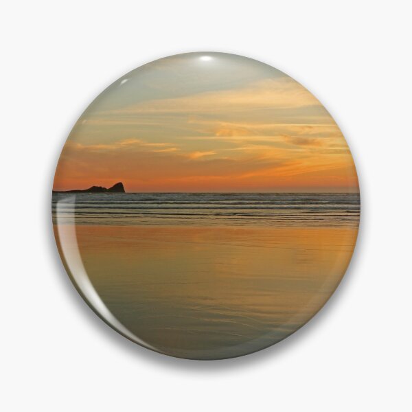 Item preview, Silhouette against the Sunset at Worm's Head, Gower designed and sold by rltbevan.