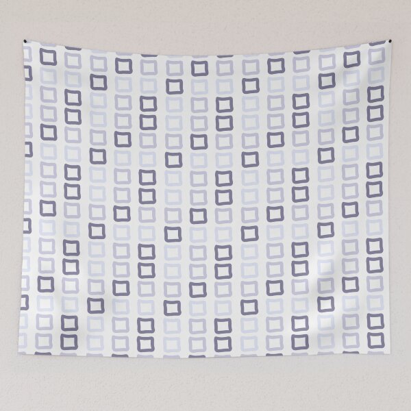 Item preview, Blue geometric squares designed and sold by lisoks.