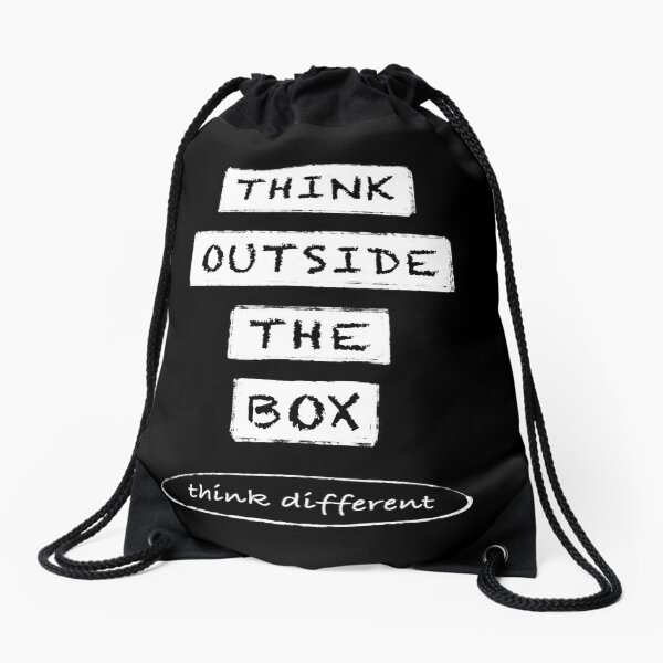 Piensa fuera de la caja, pienso diferente Mochila saco