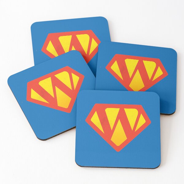 Item preview, W letter Super party supehuman alphabet for William, Wyatt, Weston or Wesley designed and sold by Urosek.