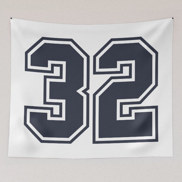 Item preview, 32 Sports Number Thirty-Two designed and sold by HelloFromAja.