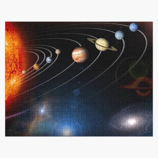 Solar System with New Black Hole Image Jigsaw Puzzle