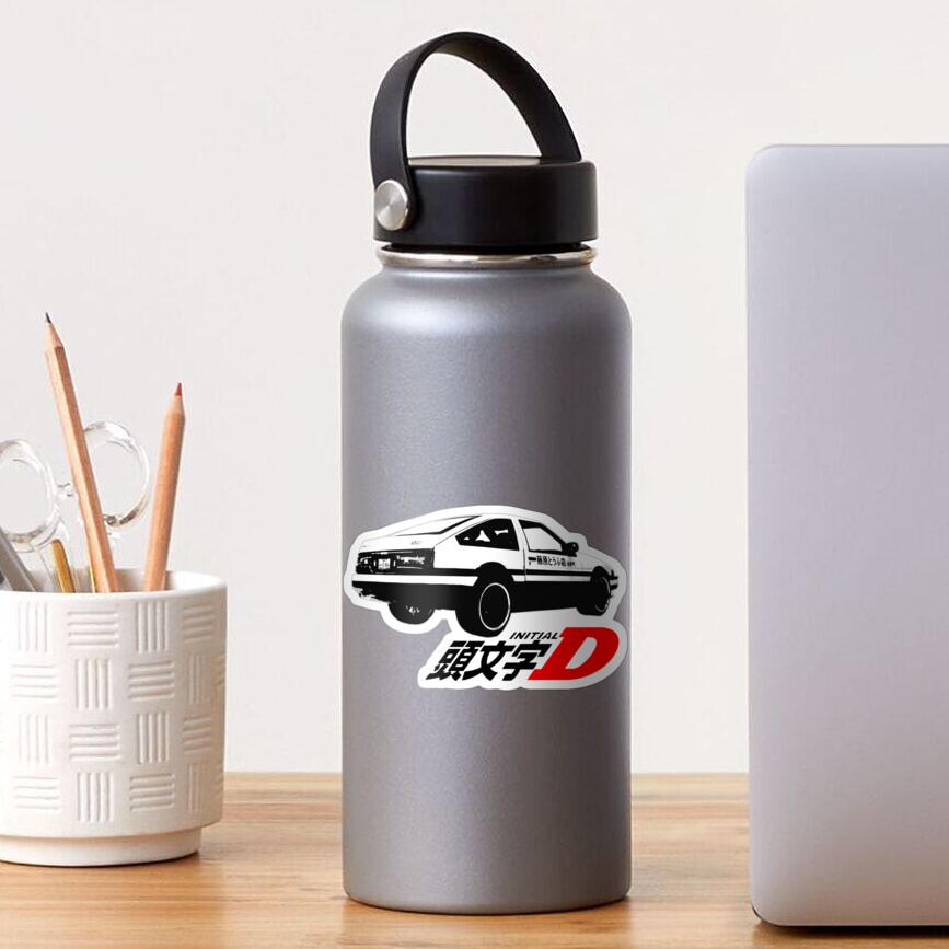 initial D logo Sticker