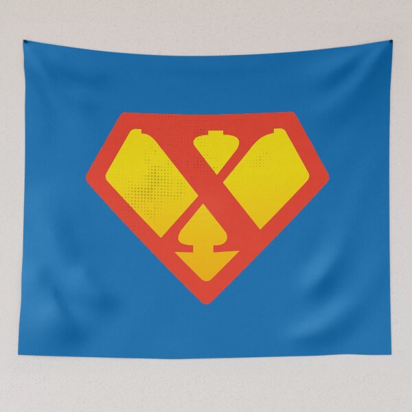 Item preview, X letter Super party supehuman alphabet for  Xavier, Xander, Xavi or Ximena designed and sold by Urosek.
