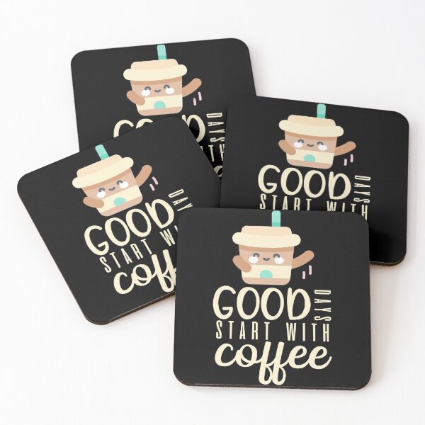 Item preview, Good Days Start With Coffee designed and sold by MarianRossberg.
