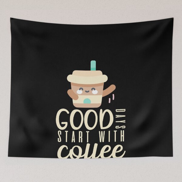 Item preview, Good Days Start With Coffee designed and sold by MarianRossberg.