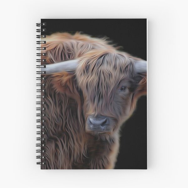 Item preview, Scottish Highland cow designed and sold by HaleyRedshaw.