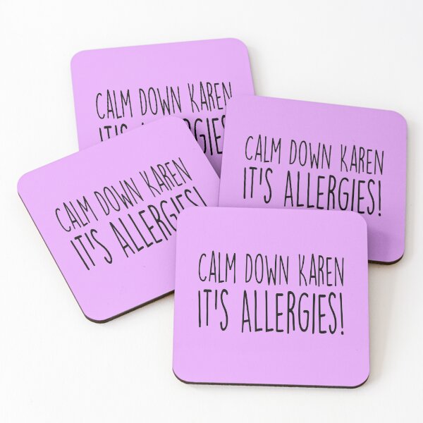 Item preview, Calm Down Karen Its Allergies, Self protection, Social Distance designed and sold by Mode Tees.