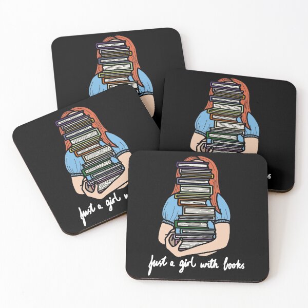 Item preview, Girl With Books #1 designed and sold by BundaBear.