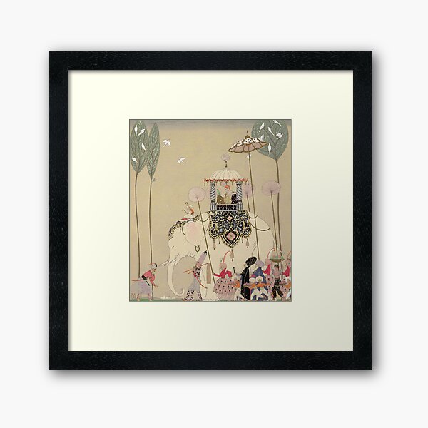Georges Barbier - Imperial Procession Framed Art Print
