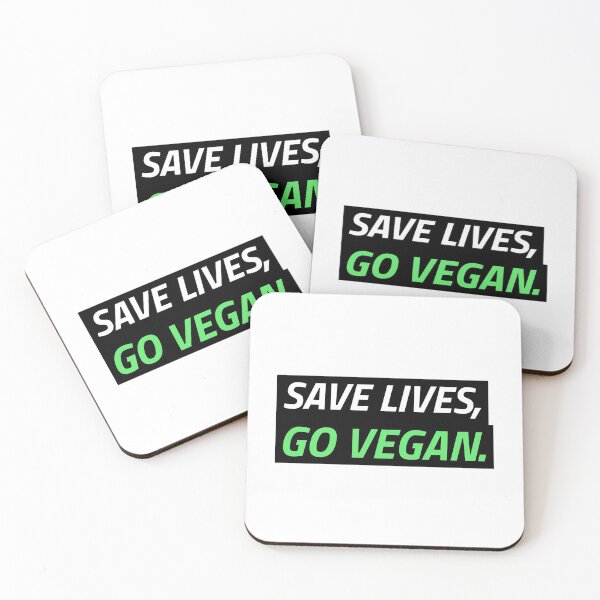 Item preview, Save Lives, Go Vegan designed and sold by azmndesigns.