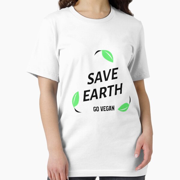 Artikel-Vorschau von Rette die Erde, geh vegan, designt und verkauft von azmndesigns.