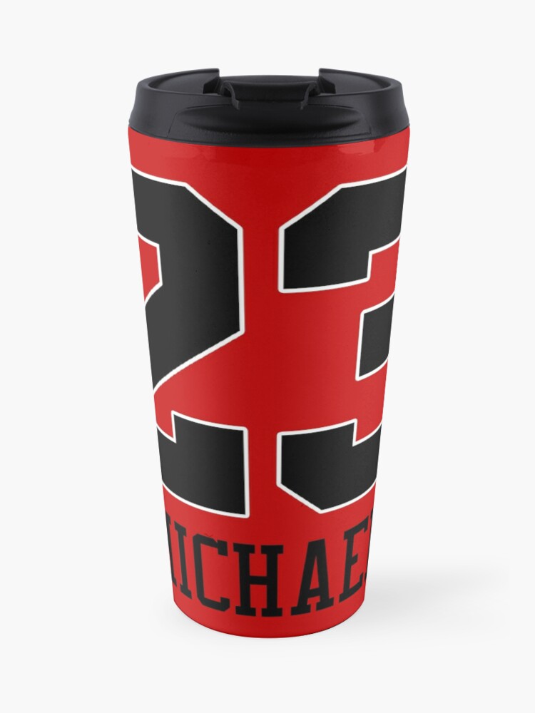 Salón de clases metano Magistrado Taza de café de viaje «23 Michael Jordan» de nbagradas | Redbubble