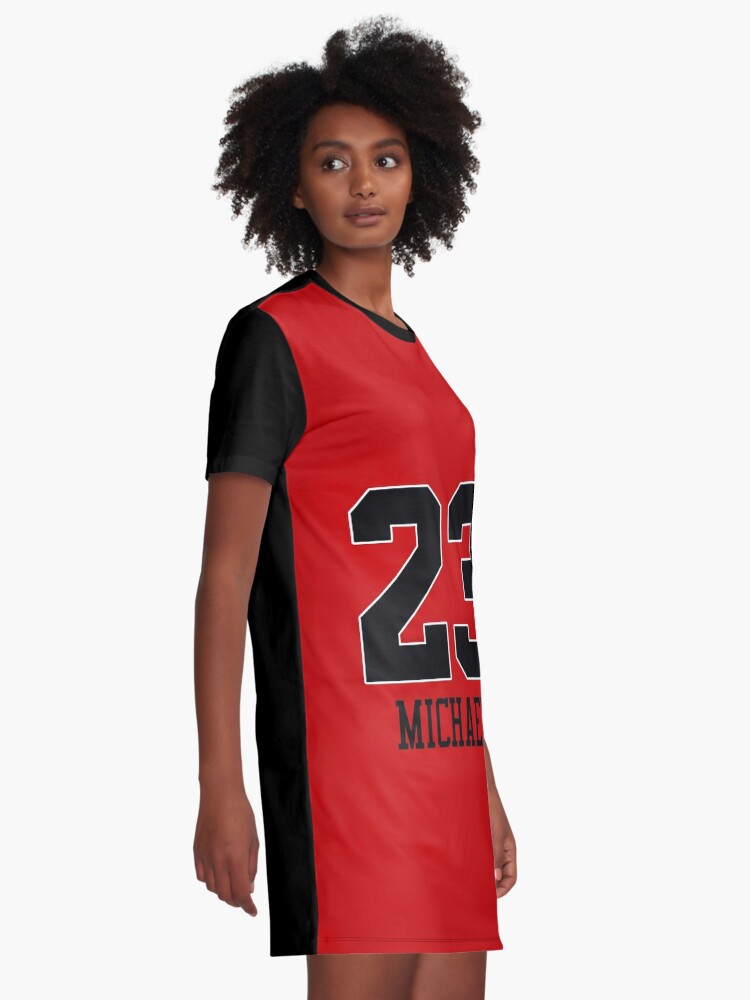23 Michael Jordan Graphic T-Shirt Dress by nbagradas