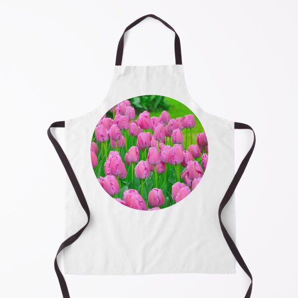 Item preview, Pink Tulips Round Photo designed and sold by Redinsart.