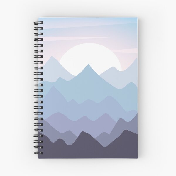Item preview, Beautiful Pastel Sunrise in the Mountains  designed and sold by anabear-art.
