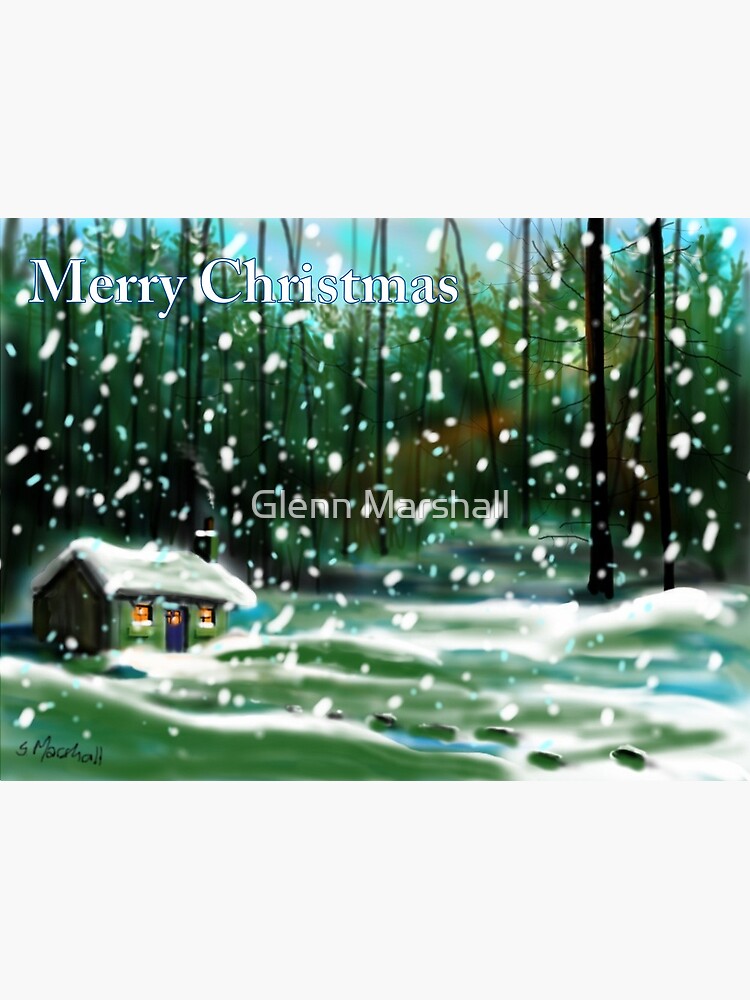 Cottage in the Snow by treeman