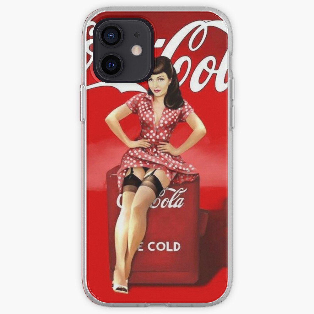 Coca Cola Pin Up Girl Iphone Case Cover By Ivoxrs Redbubble