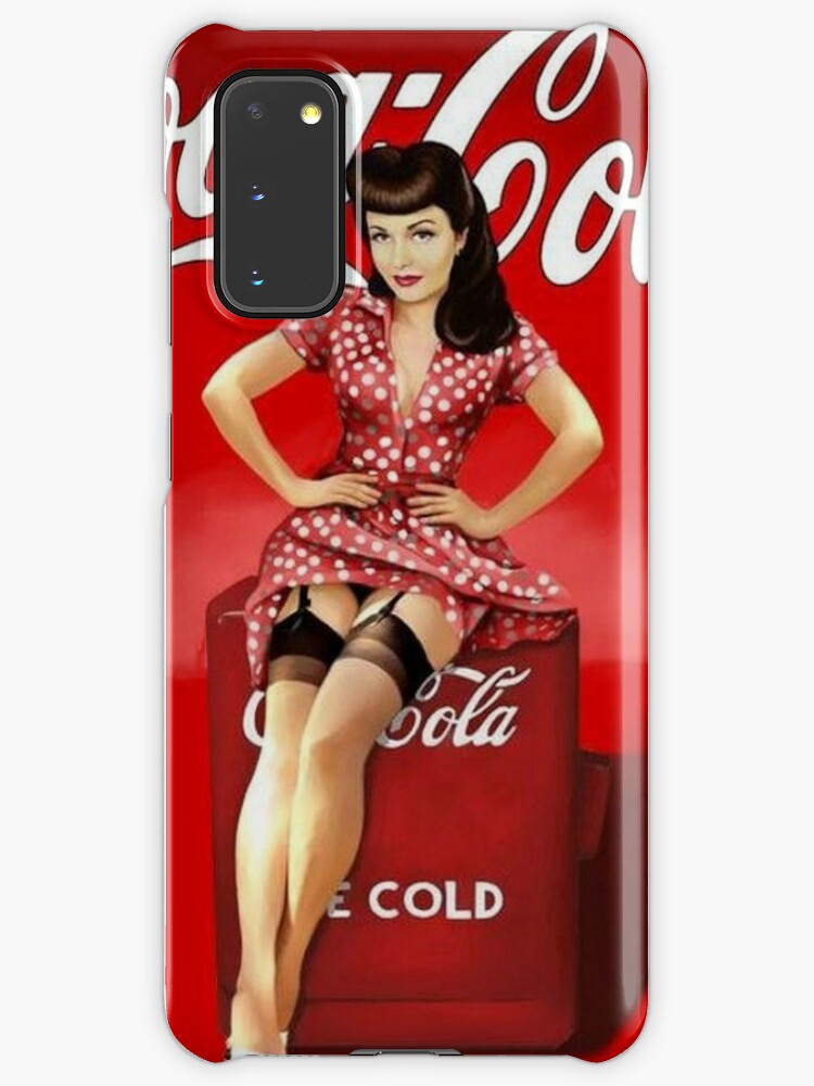 Coca Cola Pin Up Girl Case Skin For Samsung Galaxy By Ivoxrs Redbubble